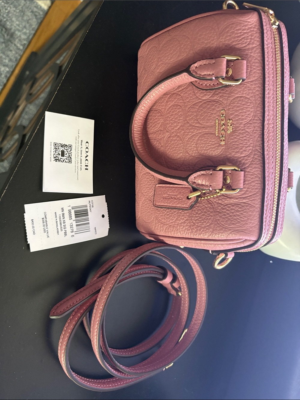 Coach Mini Rowan-Peony - Picture 2 of 4